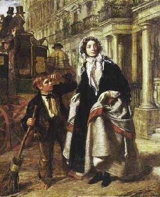 William Powell Frith The Crossing Sweeper oil painting image